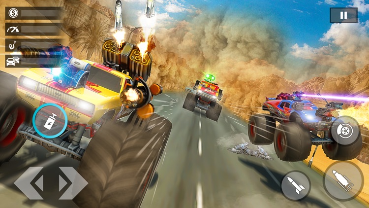 Monster Truck Shooting Game