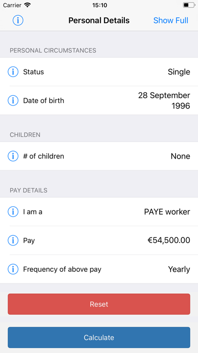 How to cancel & delete Irish PAYE Tax Calculator from iphone & ipad 1