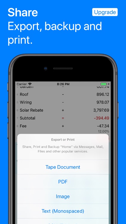 Digits Basic Tape Calculator screenshot-4