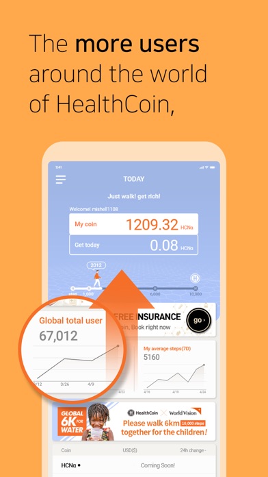 HealthCoin screenshot 2
