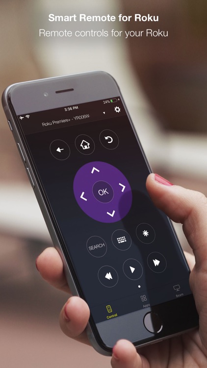 Smart Remote for RokuTV Ctrl