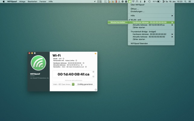 Wifispoof 2 1 1 – Change Your Wifi Mac Address