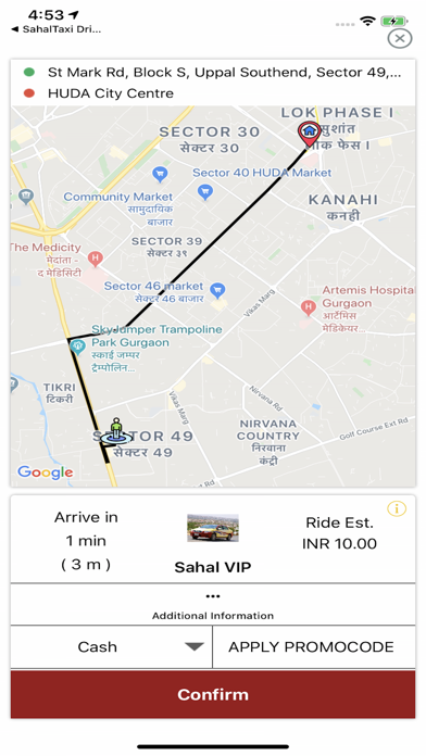Sahal Transport User screenshot 2
