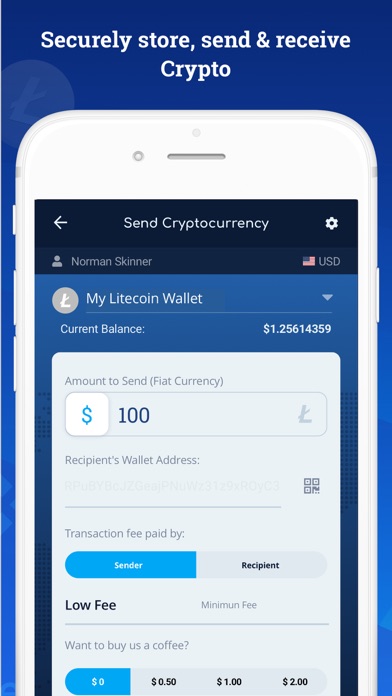 DoWallet Bitcoin Wallet screenshot 2