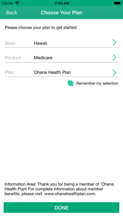 'Ohana Health Plan screenshot 2