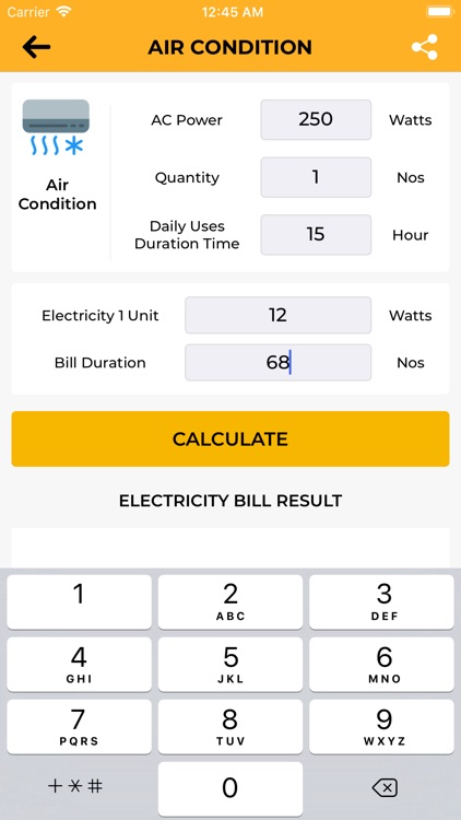 Electricity Pricing+ UnitsCalc screenshot-3