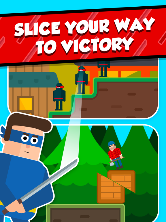 iPad Image of Mr Ninja - Slicey Puzzles
