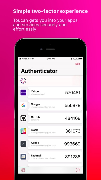 Toucan Authenticator