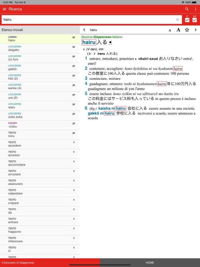 Il Dizionario di Giapponese