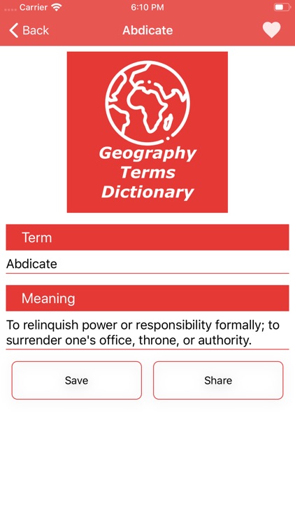 Geography Terms Dictionary screenshot-3