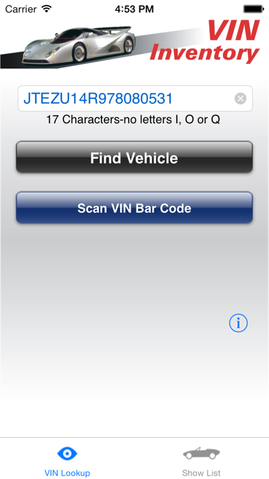 How to cancel & delete VIN Inventory from iphone & ipad 1