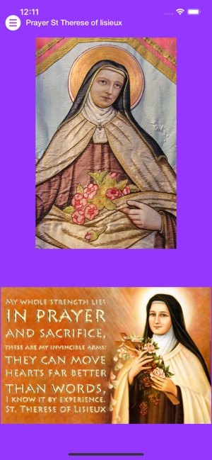 Prayer St Therese of Lisieux