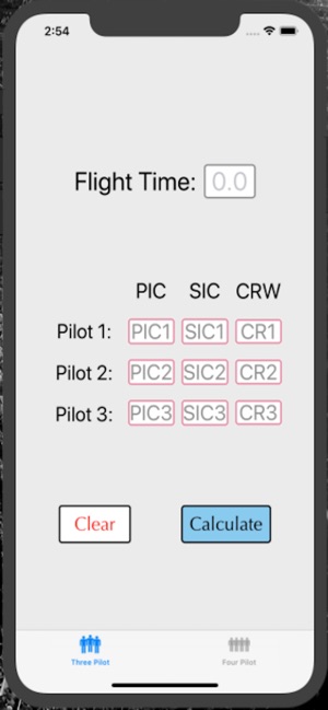 P3 Flight Time Calculator