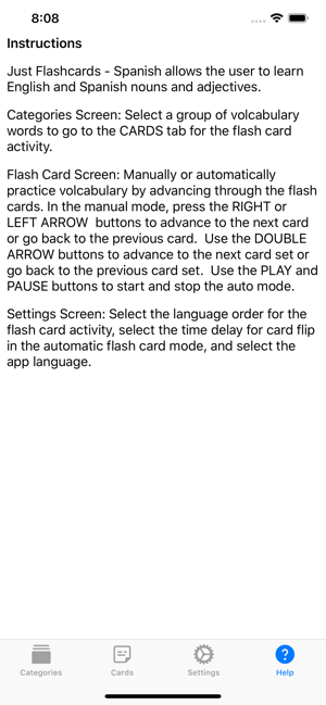 Just Flashcards - Spanish(圖5)-速報App