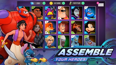 Disney Heroes: Battle Mode Hack screenshot 2 - game app interface