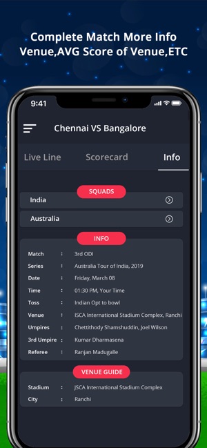 LineGuru : Cricket Live Line(圖5)-速報App