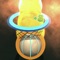 To play, guide the basket hoop by sweeping the screen with your finger and catch all the balls