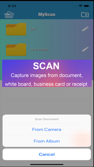 How to cancel & delete MyScan: capture and share PDF from iphone & ipad 1