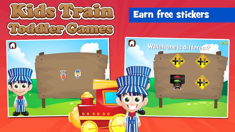 Kids Train Toddler Games screenshot-3