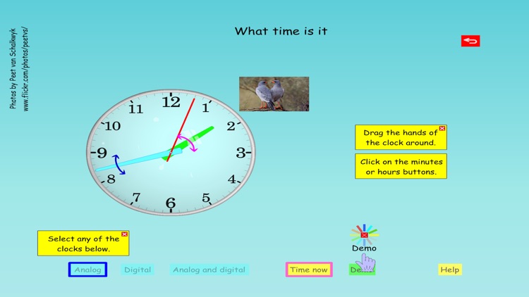 Telling Time Animation