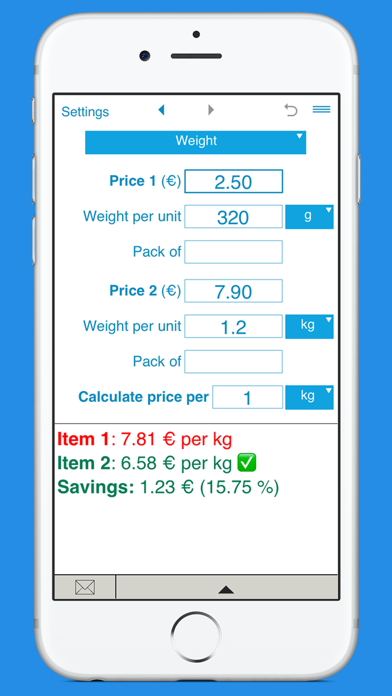 Unit Price Comparison screenshot 4