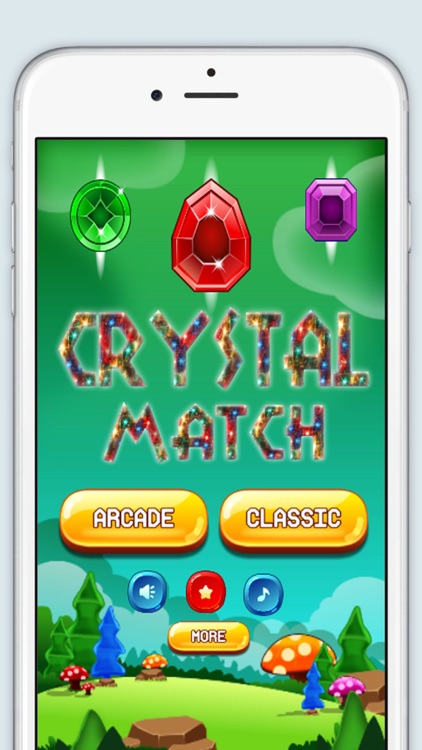 Frozen Crystal Crush Match 3 screenshot-0