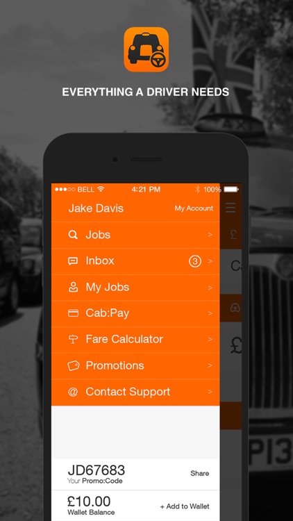 cabapp driver screenshot-3