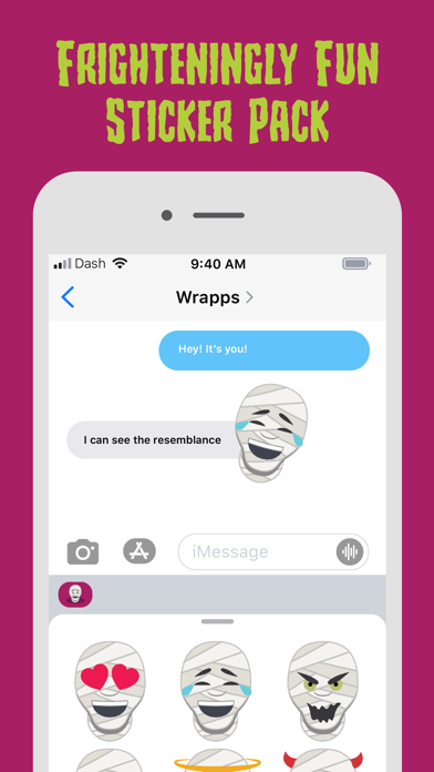 Wrapps - Monster Mojis Series screenshot 3