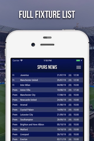 Spurs News App - náhled