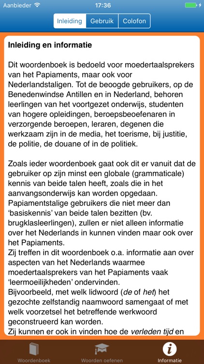 Woordenboek Papiaments > NL screenshot-3