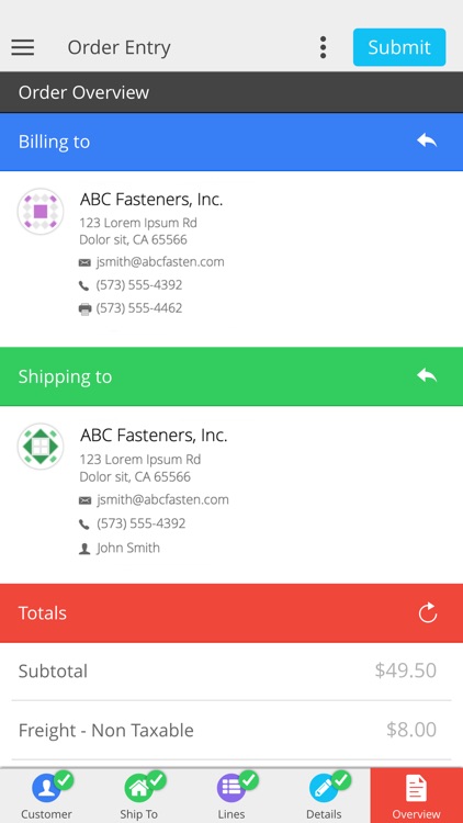 Distribution One Order Entry