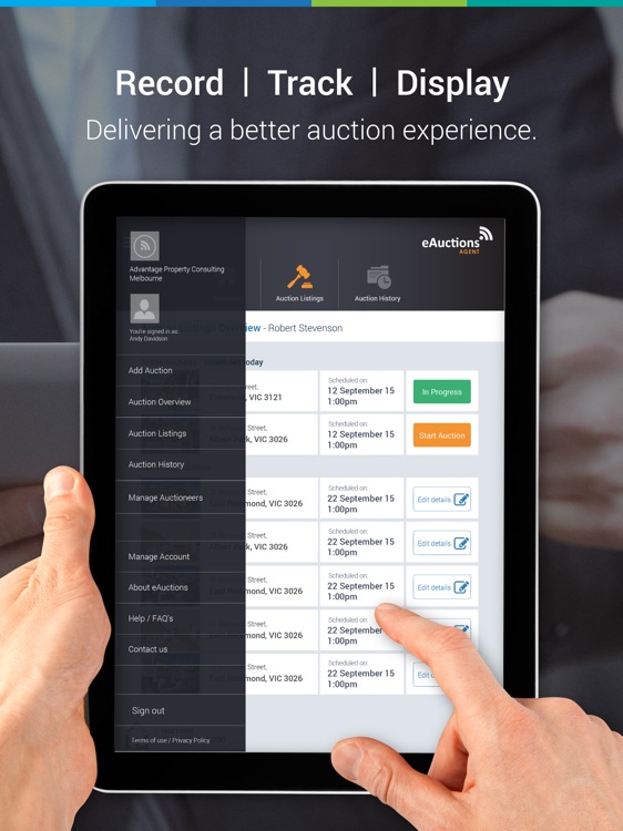 eAuctions Live - Agent