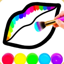 Lip Art Coloring