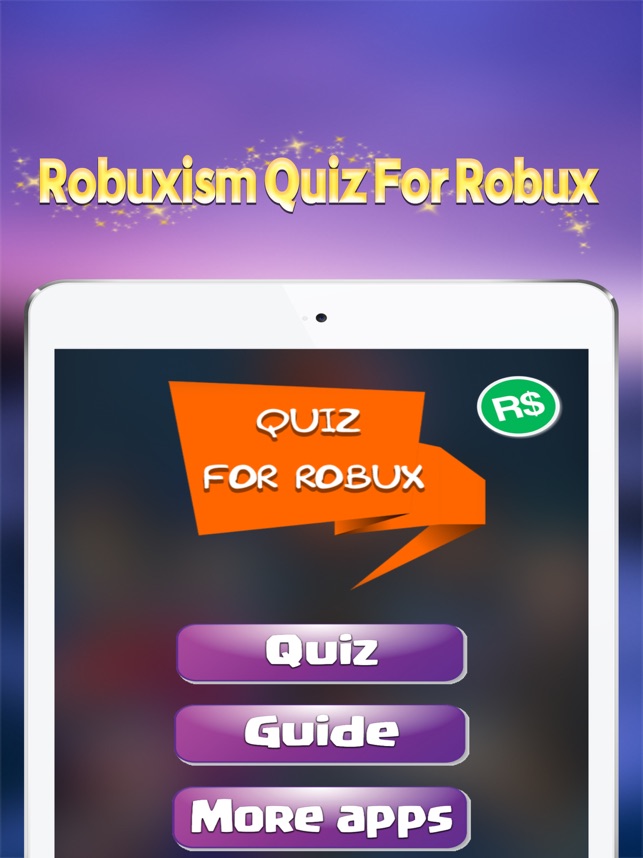 Robuxism Quiz For Robux On The App Store - 