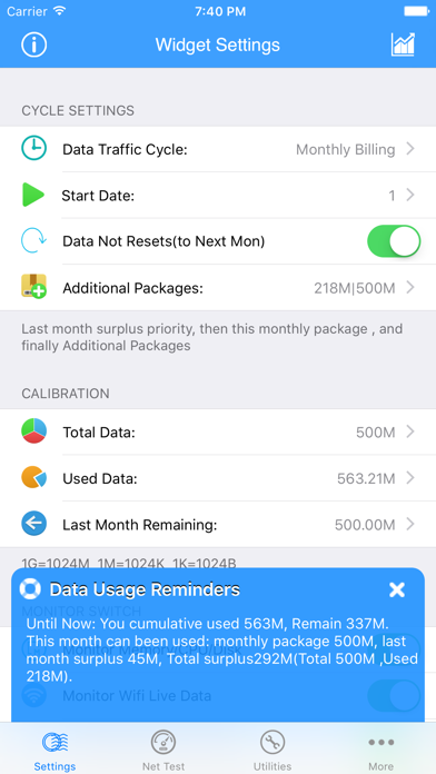 How to cancel & delete My Data Usage- Cellular Widget from iphone & ipad 3