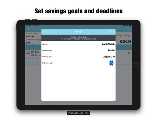 Saving Money Box-Savings Goals screenshot 4