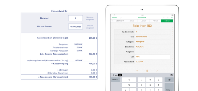 Kassenbuch 2020 für Numbers(圖3)-速報App