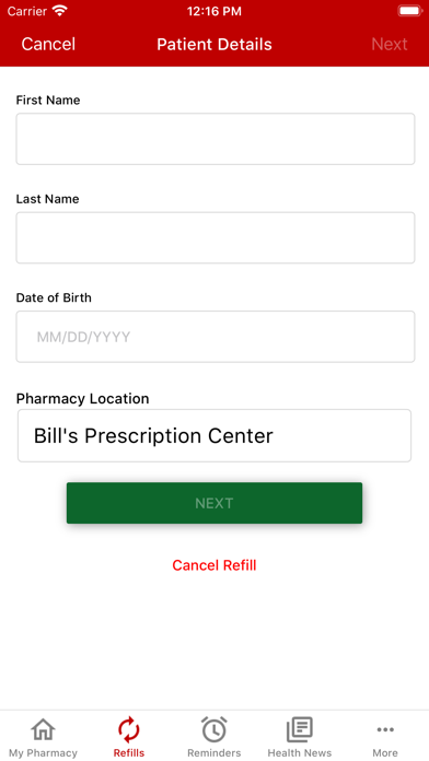 Bills Prescription Center screenshot 3