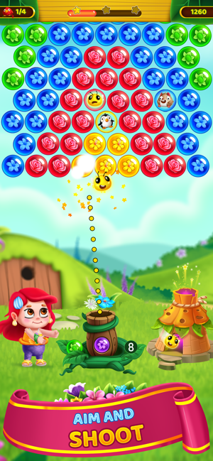 Flower Games - Bubble Shooter(圖2)-速報App