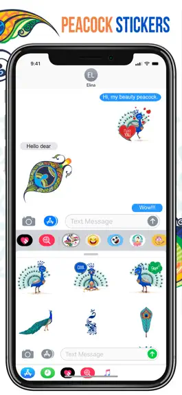 Game screenshot Peacock Stickers hack