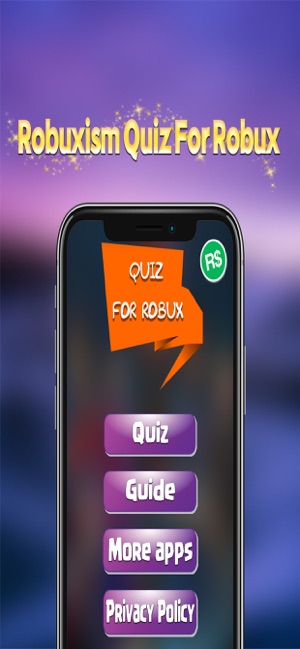 Robuxism Quiz For Robux On The App Store - quiz roblox for robux app reviews user reviews of quiz