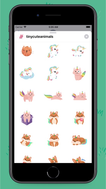 Tiny Animals Stickers screenshot-3