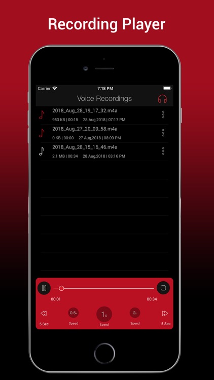 Voice Recorder HD :Audio Memos screenshot-3