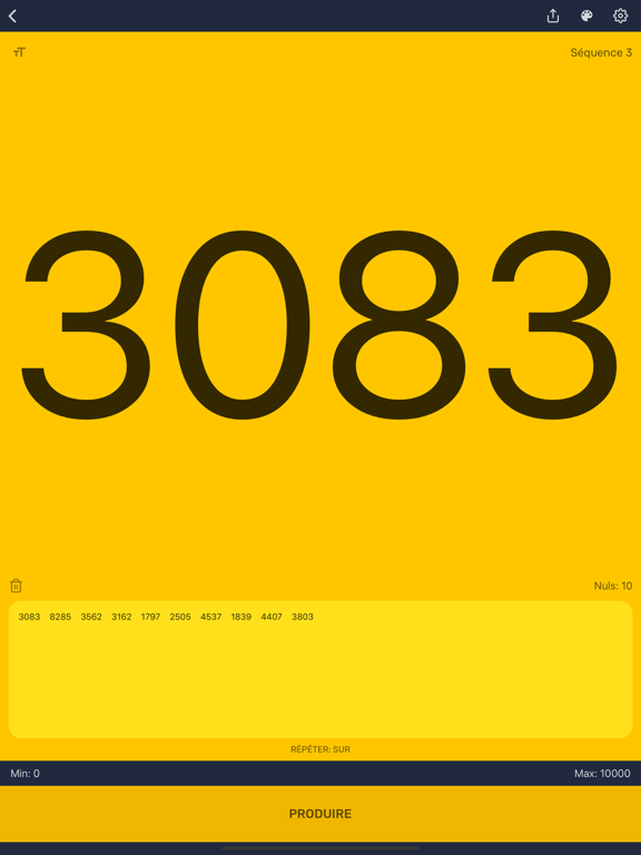 Screenshot #6 pour Random Number Generator Pro