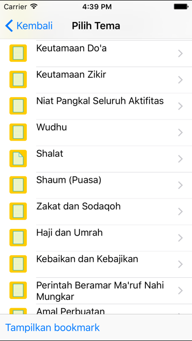 How to cancel & delete Paket Hadits from iphone & ipad 3