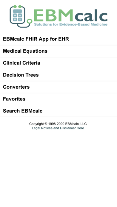 EBMcalc Pediatrics screenshot1