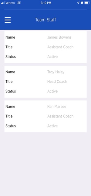 USA Coach Application