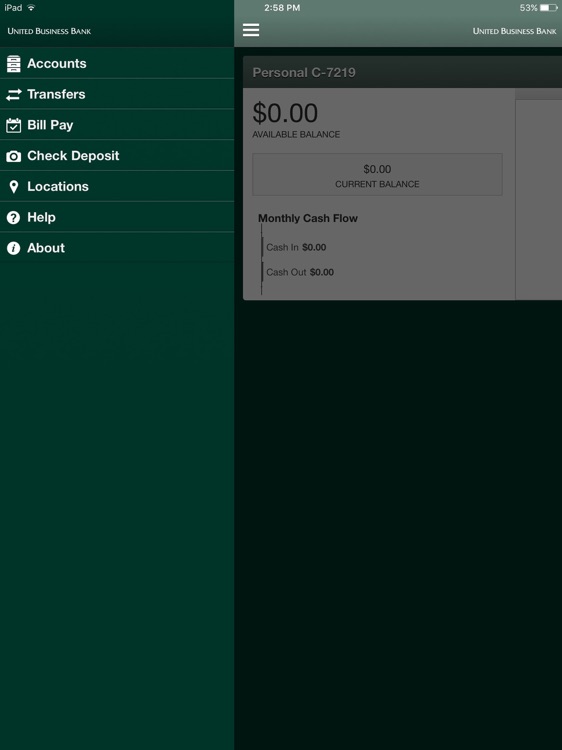 United Business Bank for iPad