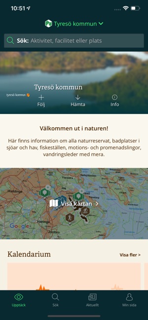 Tyresö naturkarta