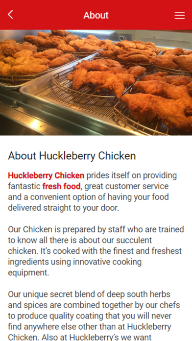 Huckleberry Chicken App screenshot 2